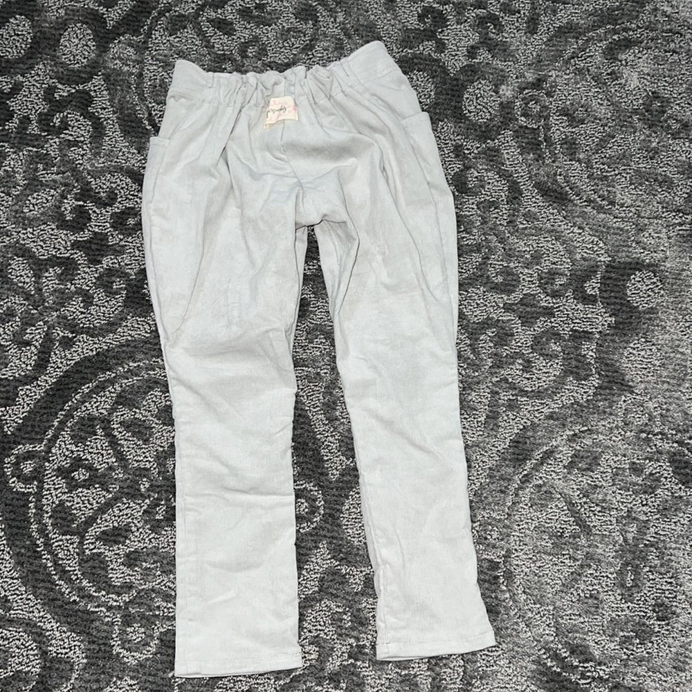 •Persnickety gray corduroy riding pant• - Picture 6 of 6
